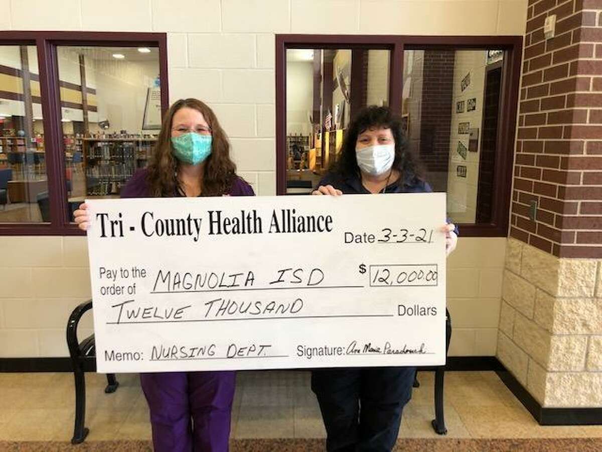 Magnolia Independent School District’s Nursing Department received a $12,000 grant from the Tomball Health Coalition, the district announced in a news release, March 23.