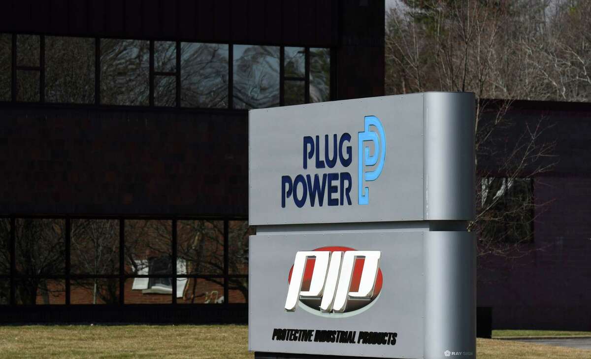 Exterior of Plug Power on Friday, March 26, 2021, in Colonie, N.Y. (Will Waldron/Times Union)