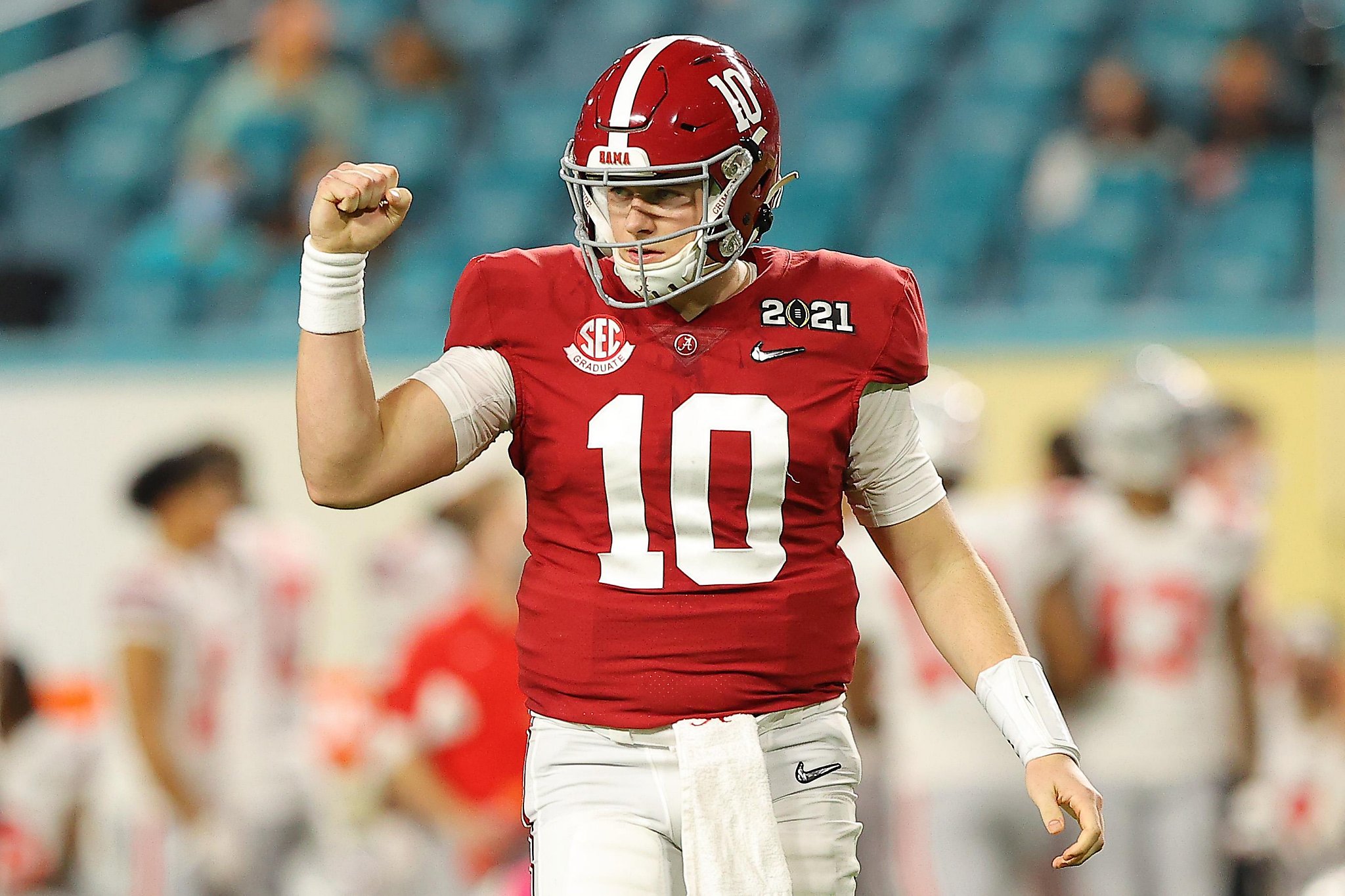 QB Mac Jones' Alabama pro day highlights