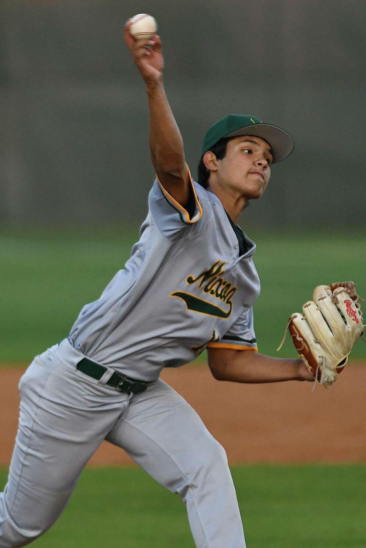 Joey Gamez pitched all eight innings Friday and recorded 11 strikeouts in Nixon’s 3-1 win over LBJ.