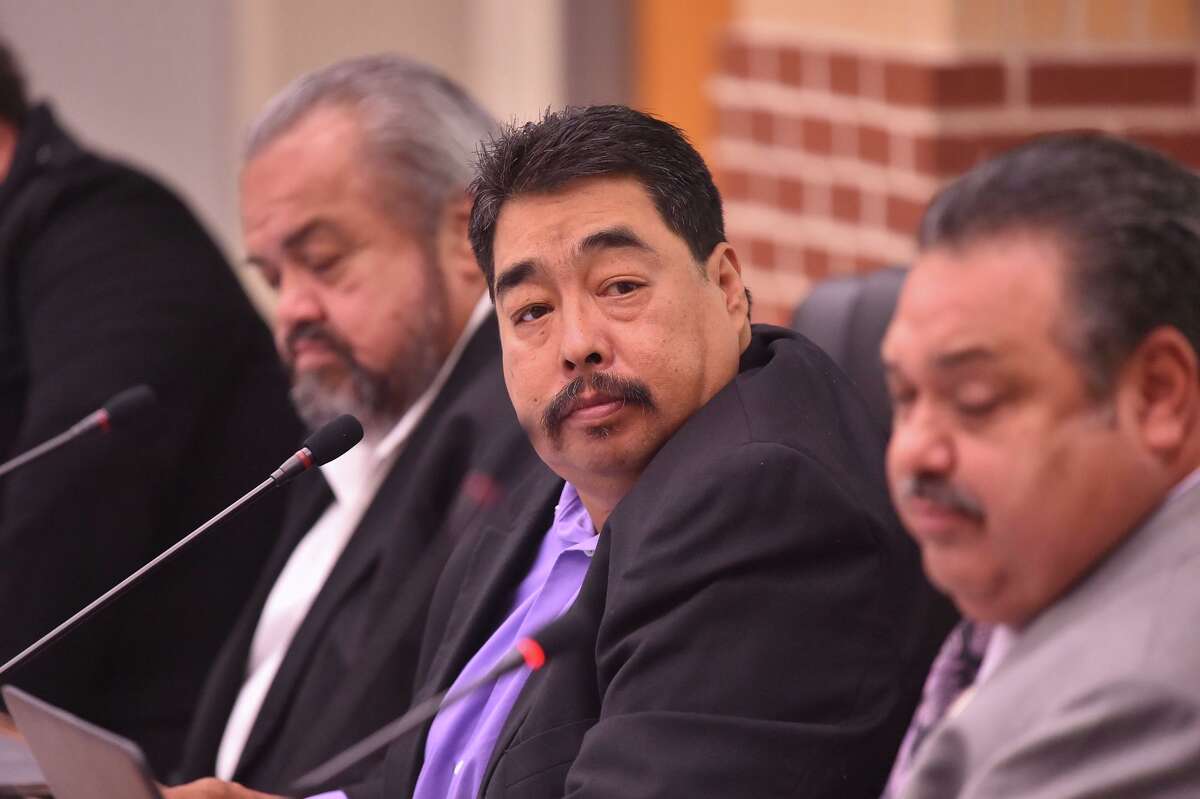 Juan Mancha, 56, vice president of Harlandale ISD’s board of trustees, is running unopposed for the District 1 seat.
