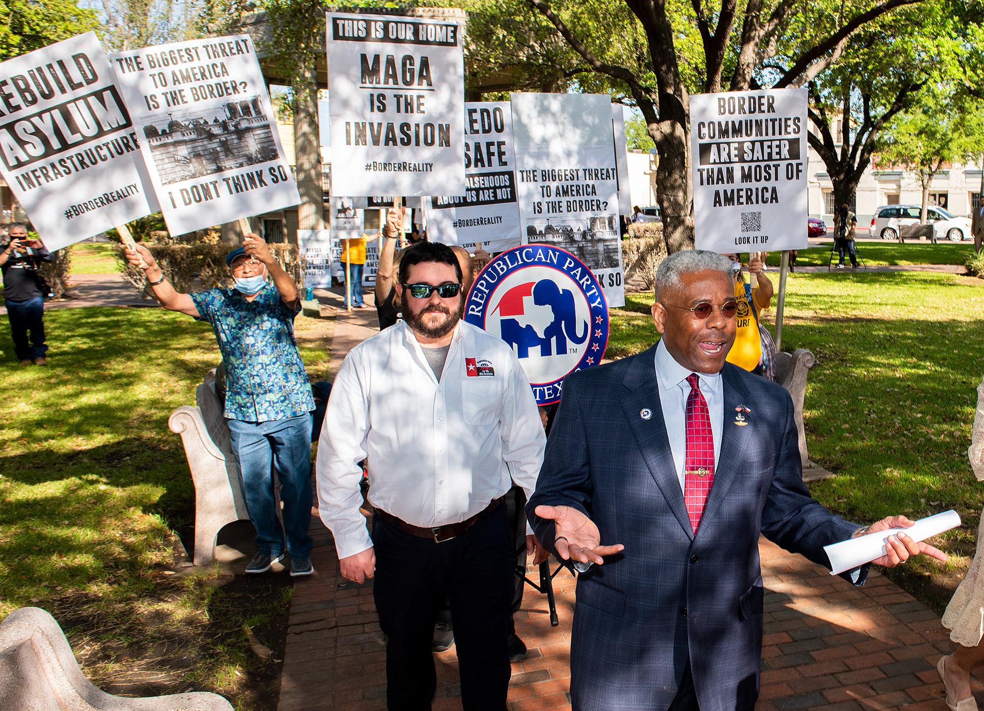 Republican-led border security rally held in Laredo