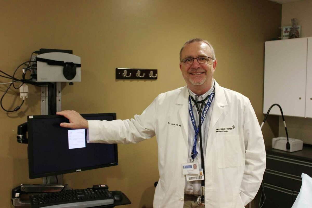 Dr. Mark Zook has worked out of Spectrum Health Reed City Hospital for 34 years. He will be retiring from Spectrum in late April. (Courtesy photo)
