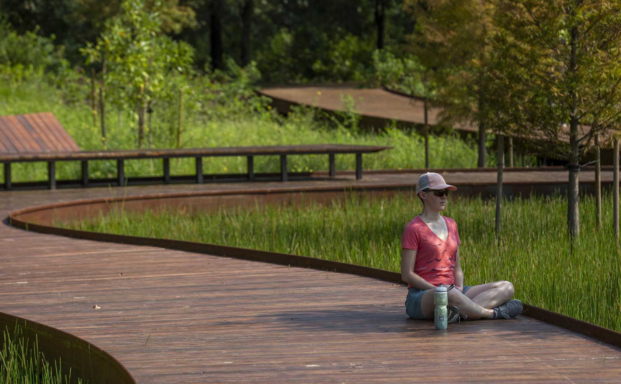 Memorial Park trails close as rain - RawImage 