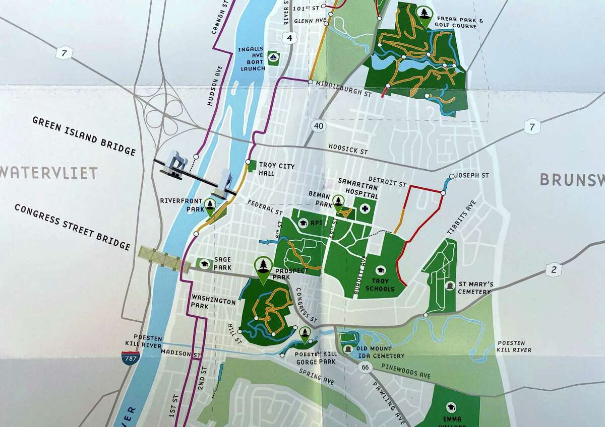 New map of Troy trails offers guide to adventures