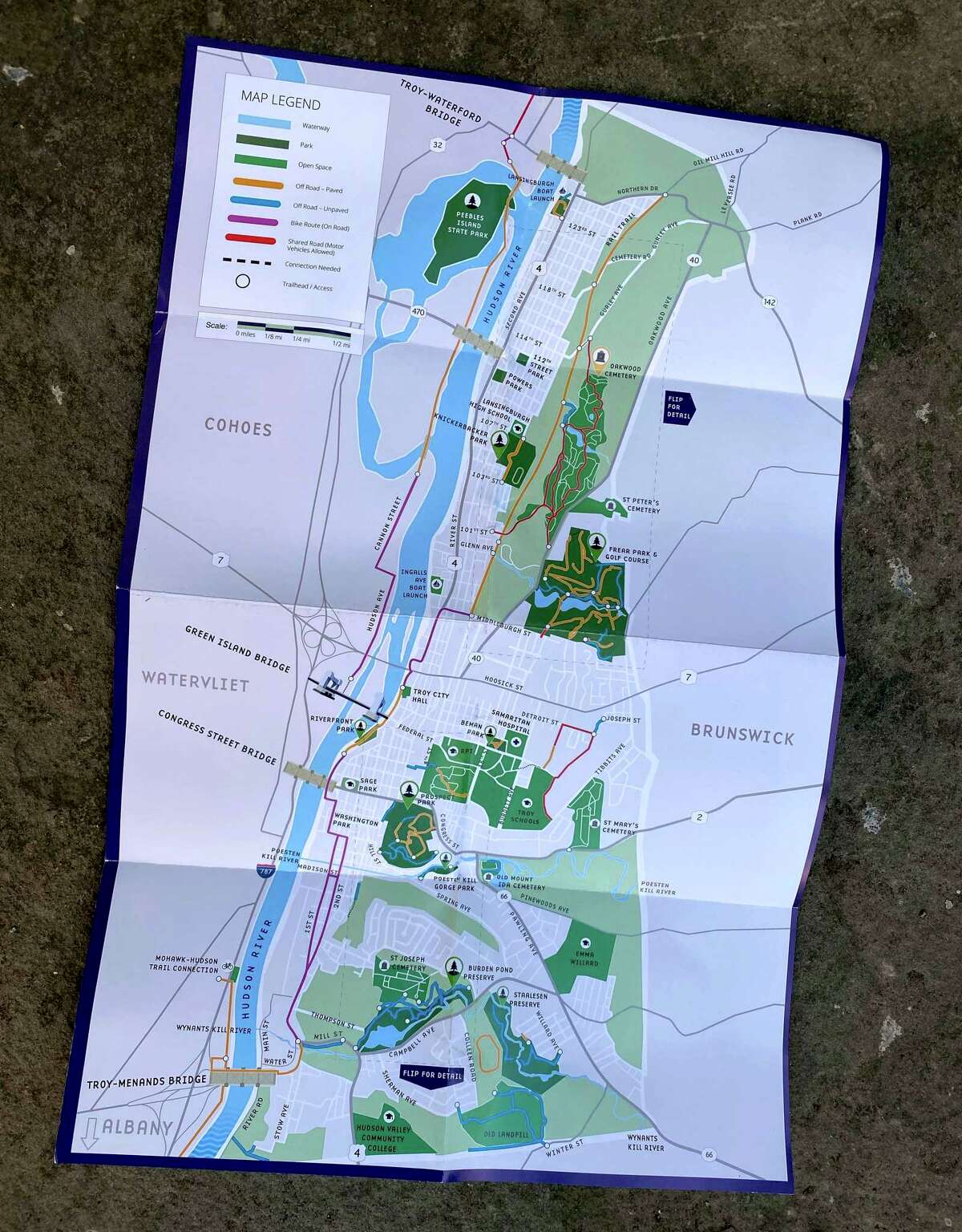 New map of Troy trails offers guide to adventures