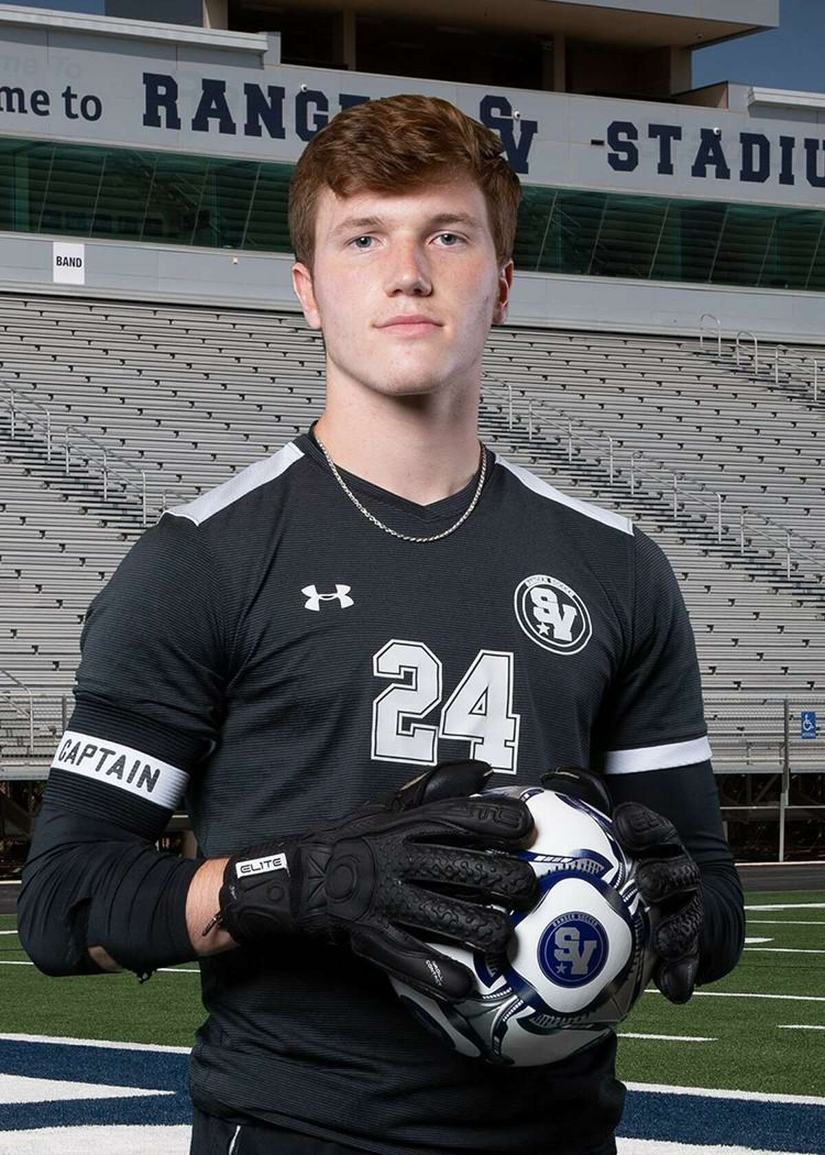 Micah Jenkins is a senior goalkeeper for Smithson Valley.