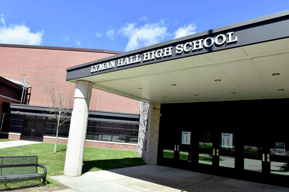Lyman Hall High School in Wallingford, March 29, 2021