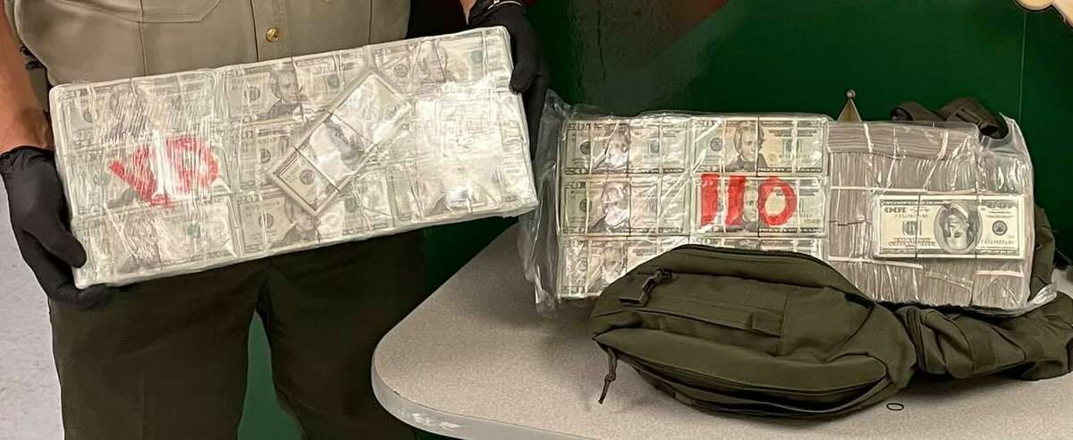 A traffic stop reported on Saturday north of Laredo yielded more than $200,000, according to the Webb County Sheriff’s Office. A man was detained and released pending further investigation.