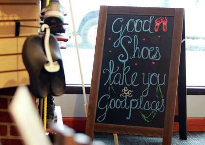 Arciuolo's Shoes in Milford, Conn., on Friday March 26, 2021. The business will be celebrating its 100th anniversary in August.
