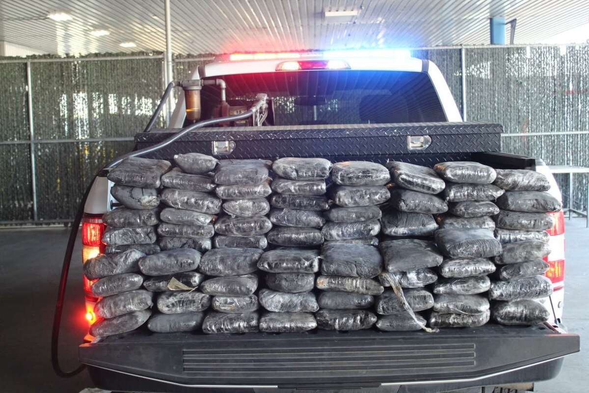 U.S. Customs and Border Protection officers seized about 367 pounds of methamphetamine following K-9 and X-ray inspections at the World Trade Bridge.