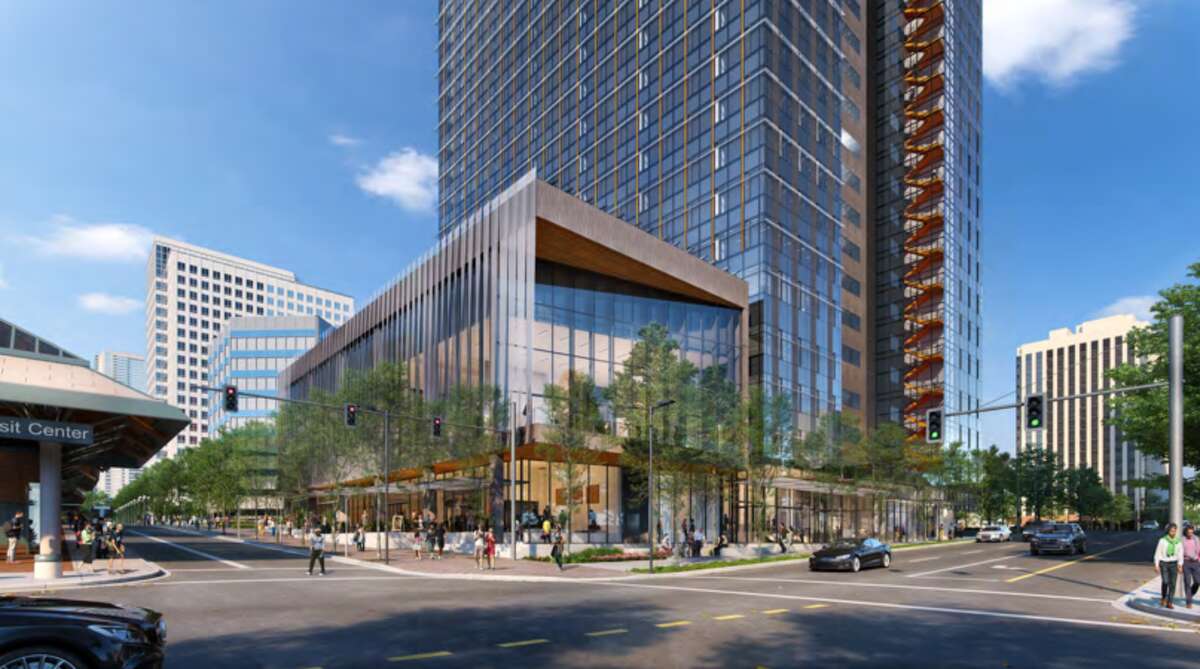 Construction on Amazon's Bellevue 600 office building begins as company