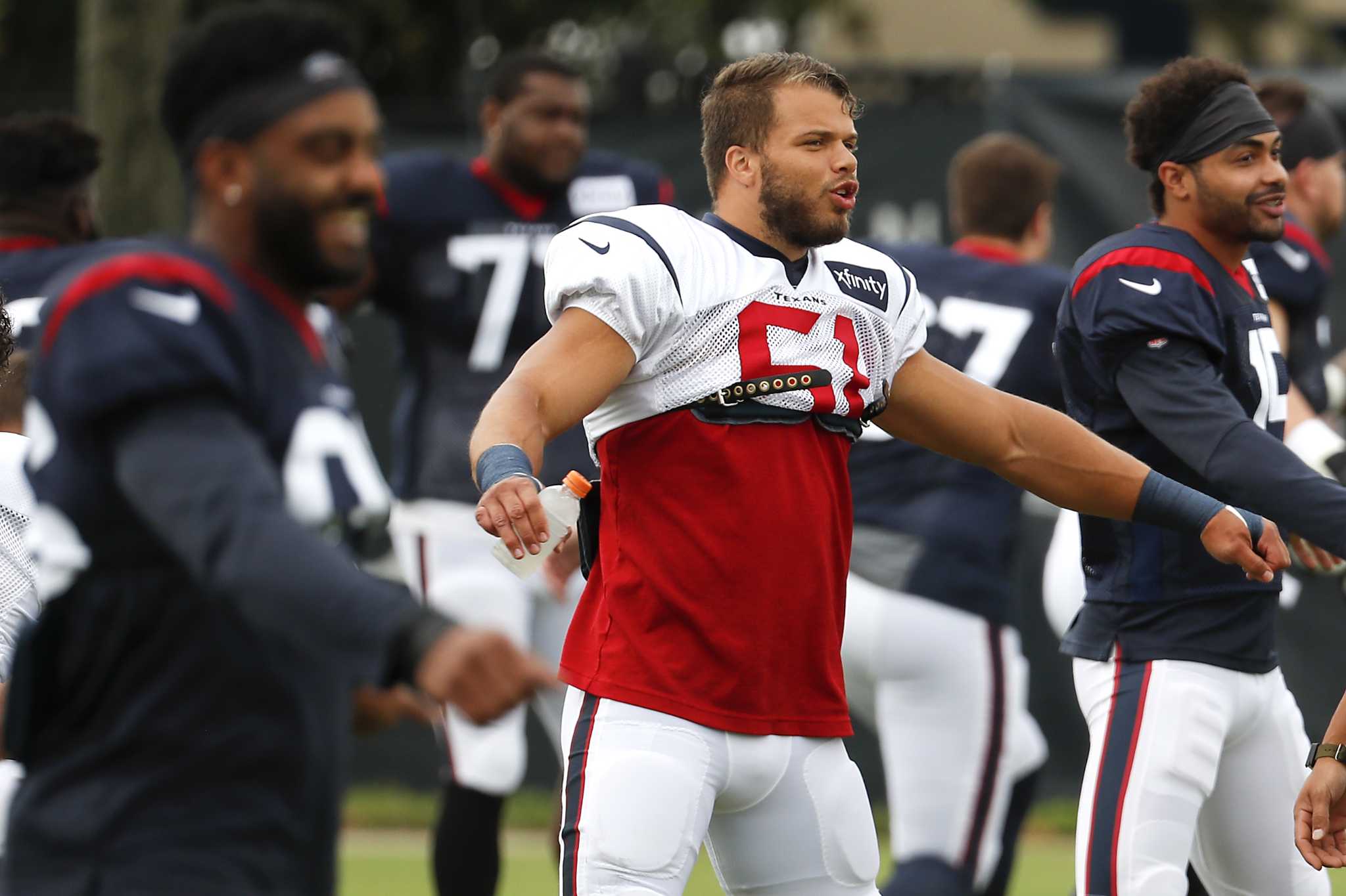 Source: Ex-Texans LB Dylan Cole visiting Giants