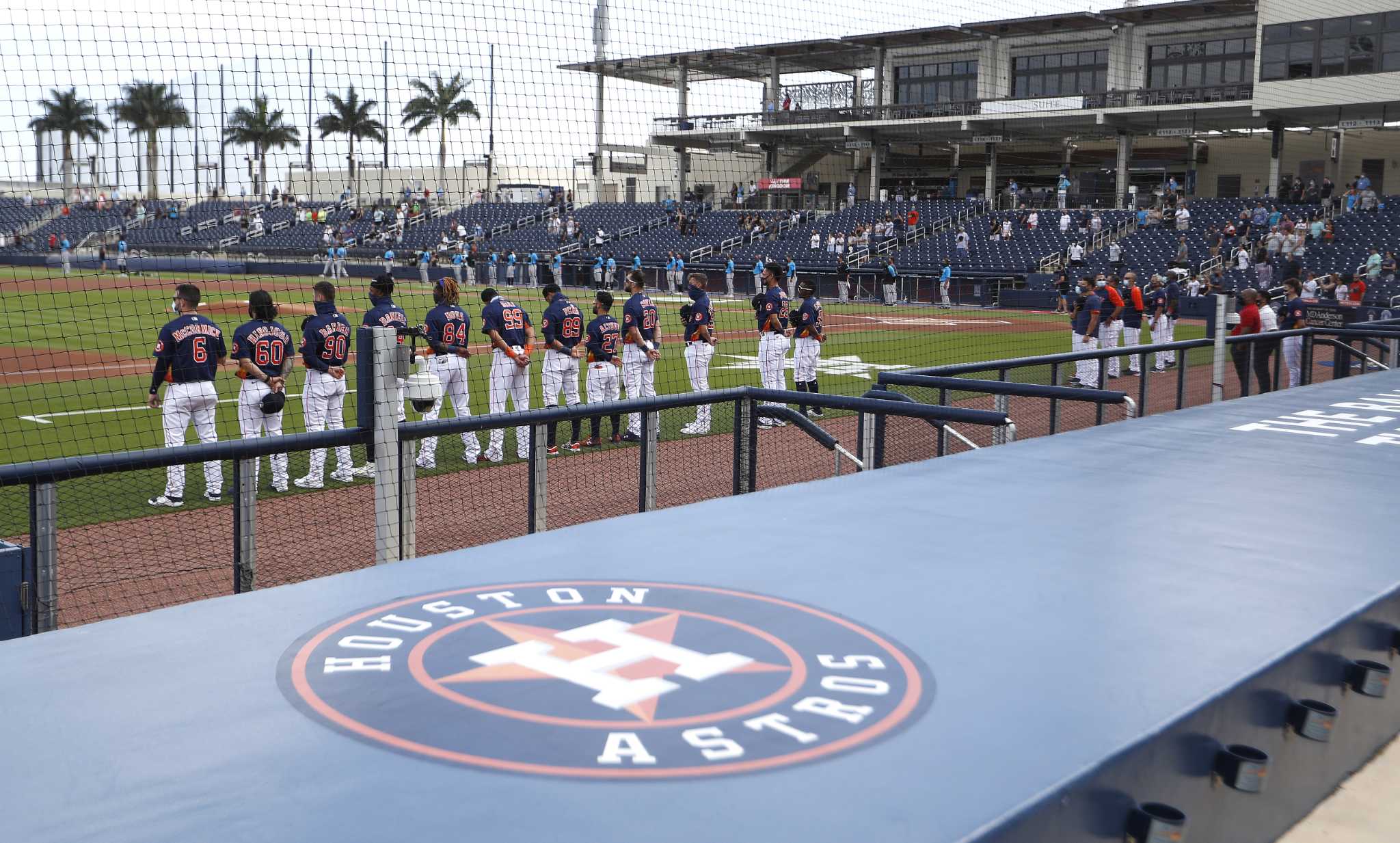 The expected openingday lineup for Astros