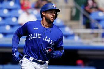 Blue Jays slugger George Springer will start the season on the IL with an oblique strain.