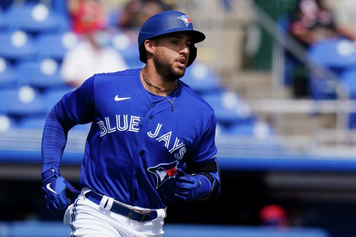 Blue Jays slugger George Springer will start the season on the IL with an oblique strain.