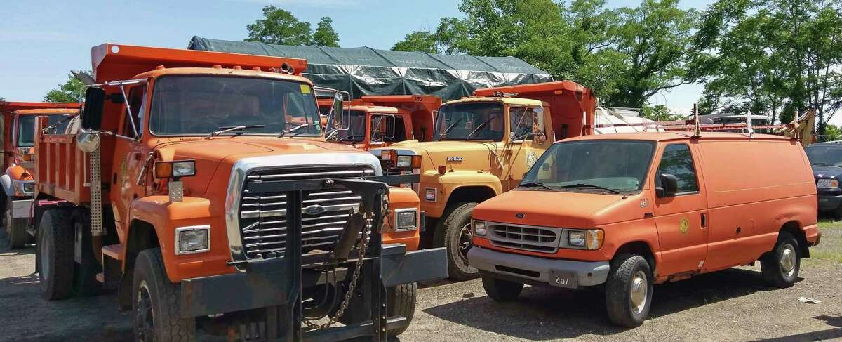 File photo of vehicles at the Fairfield Department of Public Works.