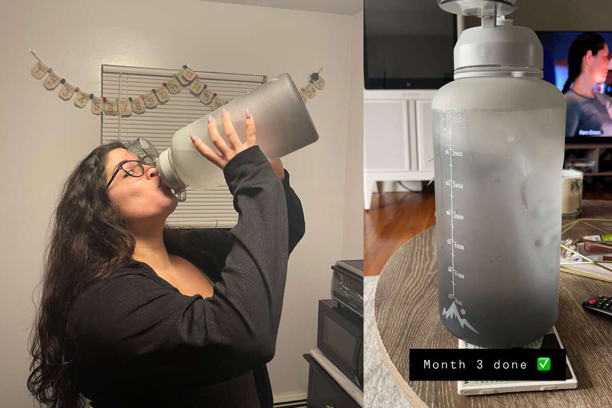 Fidus Motivational Leakproof Gallon Water Bottle, $22.99 at Amazon