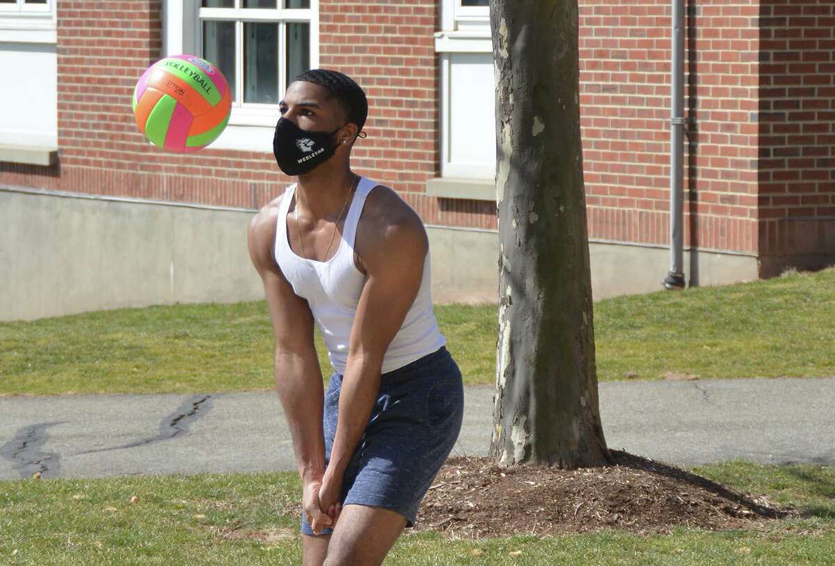 Wesleyan University students enjoy spring break safely on Middletown campus