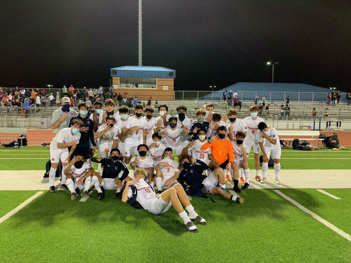 The Seven Lakes boys soccer team defeated Cy Ridge 2-0 in the Region III-6A area playoffs.