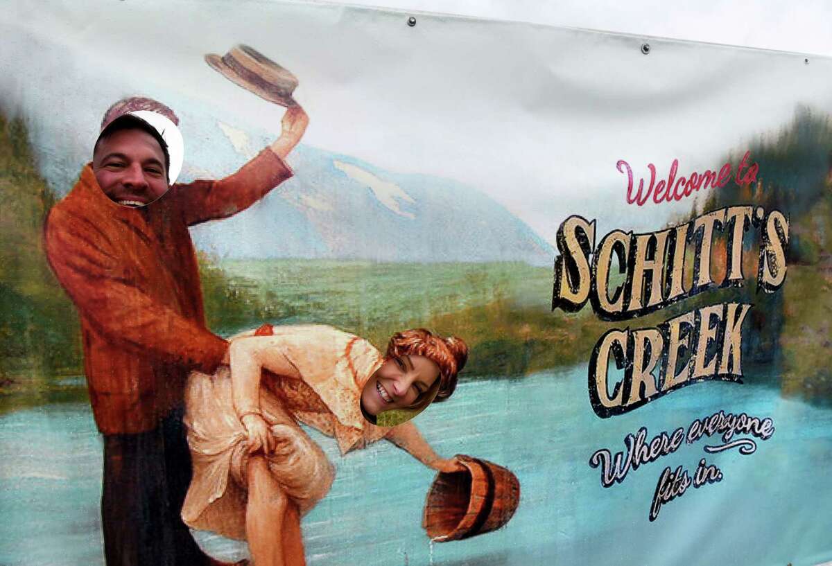 'Schitt's Creek' sign provokes laughs — and a bit of outcry — in Hudson