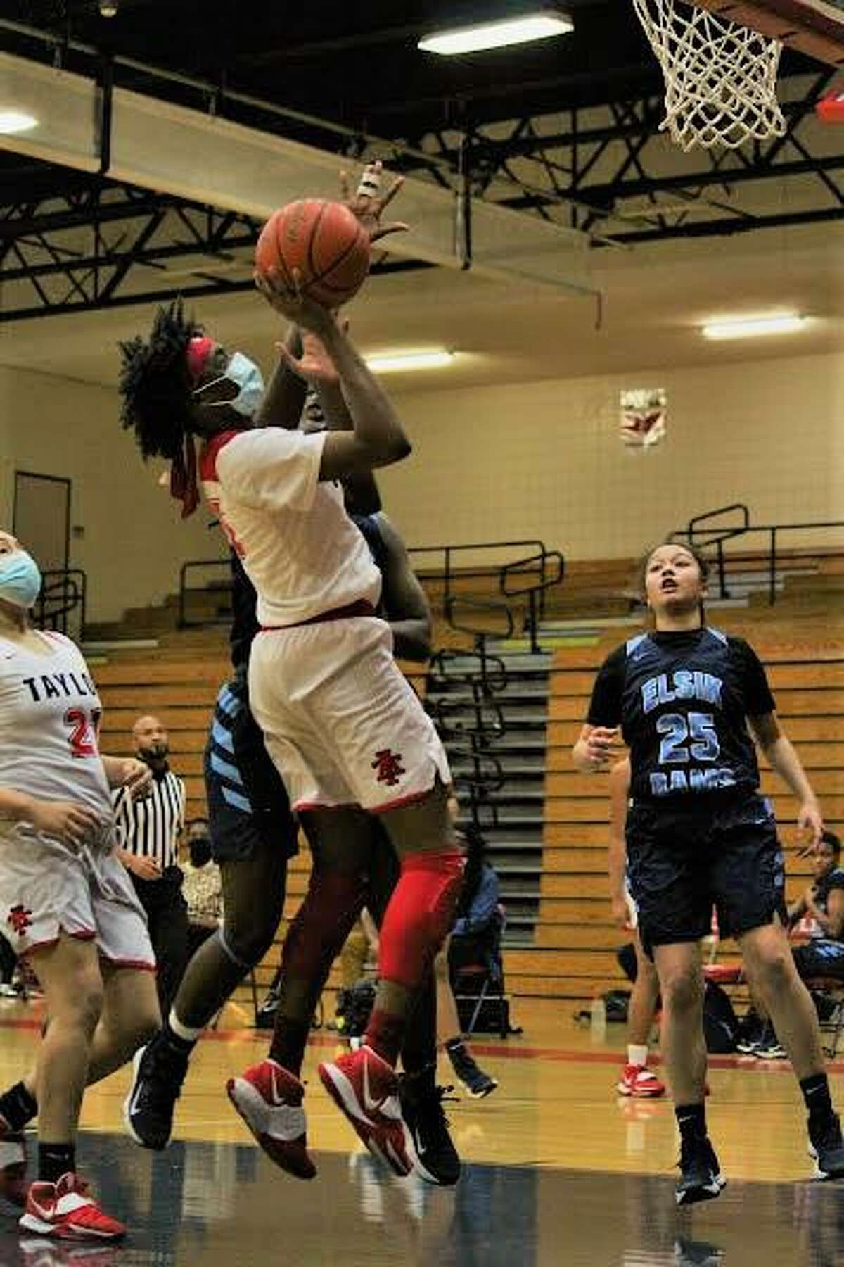 Alief Taylor senior Stephanie Osazuwa was voted to the District 23-6A first team after helping to lead the Lions to a playoff berth.