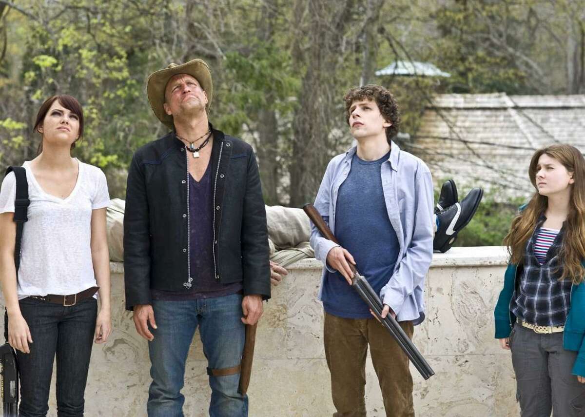 #99. Zombieland (2009) - Director: Ruben Fleischer - Stacker score: 82.3 - Metascore: 73 - IMDb user rating: 7.6 - Runtime: 88 minutes Infusing the horror genre with copious amounts of comedy, this 2009 smash hit takes place after a zombie outbreak has eradicated most of mankind. By sticking to a very strict set of rules, a scrawny guy named Columbus (Jesse Eisenberg) manages to survive, though just barely. Joined by a gun-crazy troublemaker (Woody Harrelson), and two no-nonsense sisters (Abigail Breslin and Emma Stone), Columbus embarks on a cross-country trip that's equal parts grotesque and hilarious. Both the original director and original main cast members reunited for a long-awaited sequel in 2019, set 1 years after the events of the first movie.