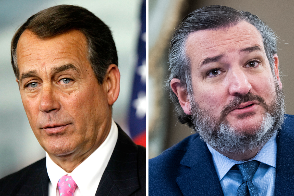 John Boehner has choice words for Sen. Ted Cruz in new book