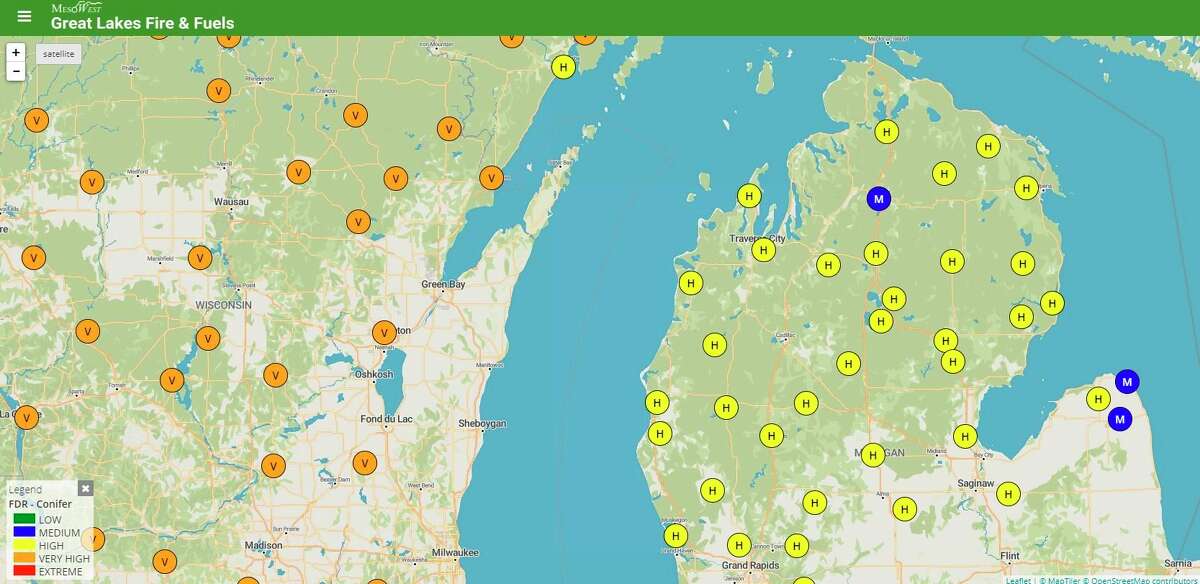 Weekend fire danger expected to grow to 'very high' across Michigan