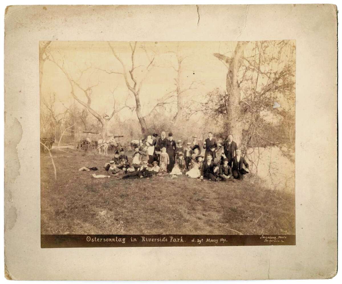 Jacobson. Ostersonntag in Riverside Park, photograph, March 29, 1891; Provided by the Austin History Center, Austin Public Library to The Portal to Texas History,