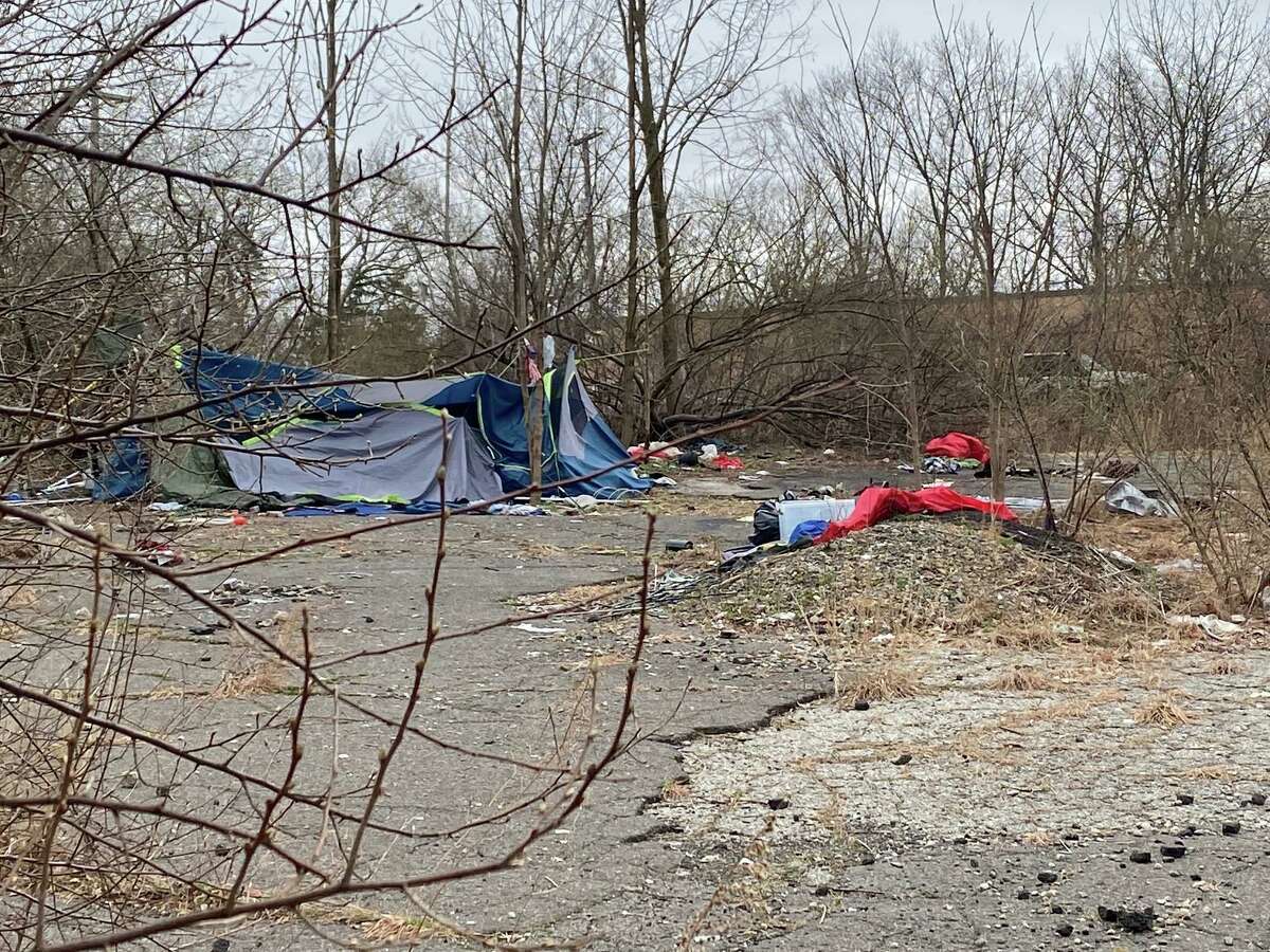 Vacant land on the corner of Todd and Platt roads — noticeably filled with garbage and two tents — will soon house a new retail development.