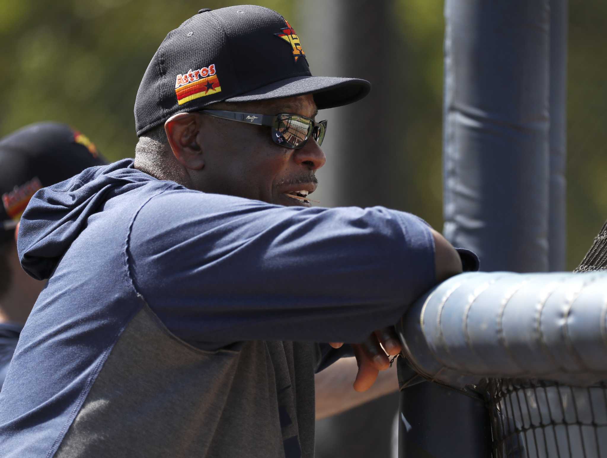 Sunday's series finale vs. A's a family affair for Astros' Dusty Baker