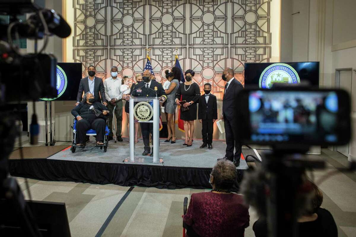 Troy Finner Sworn In As Houston Police Department's New Chief