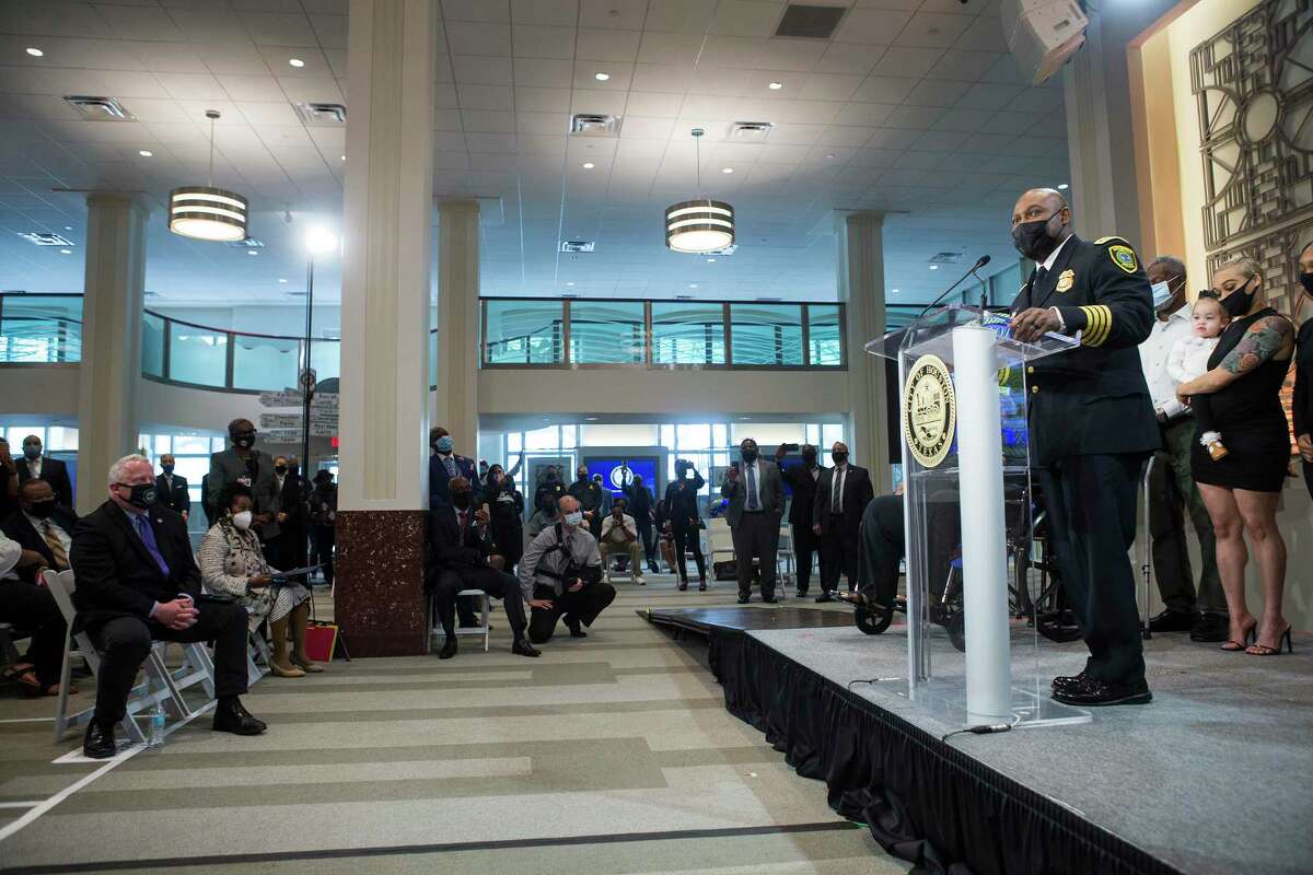 Troy Finner Sworn In As Houston Police Department's New Chief