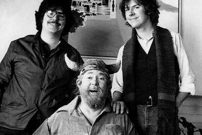 (Pictured left to right) Chris, Dik and Chance Browne, ca. 1980