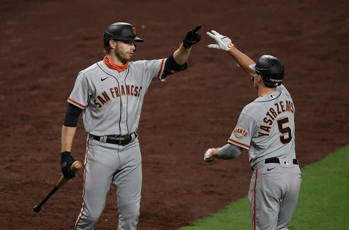 Giants' Yastrzemski goes home to Boston remembering his best coach: His dad