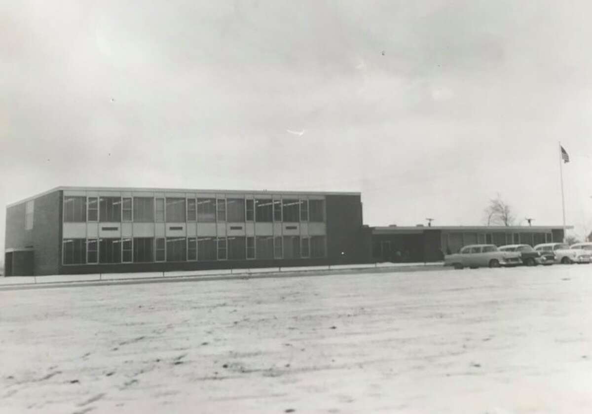 Parkdale School, located on Eastlawn Drive near Swede Road, is located on 60 acres, which includes grounds for Parkdale and the high school. January 1958