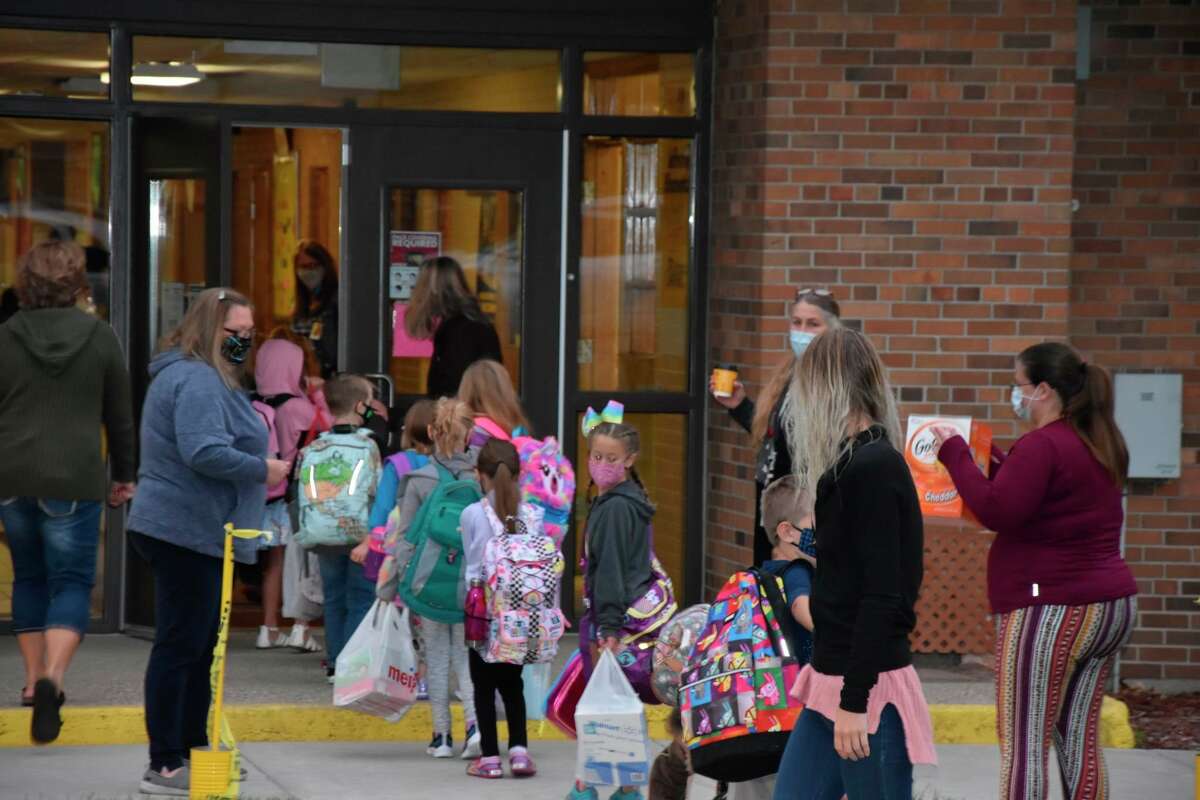 In this file photo, students at Jefferson Elementary return for the first day of school on Sept. 8. The first Wednesday in April is Paraprofessional Appreciation Day, a day to recognize the role paraprofessionals have in students receiving a quality education. (File photo)