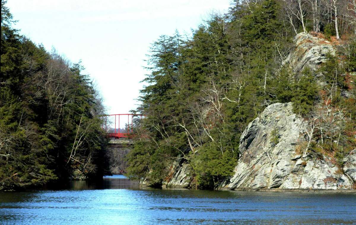 The Lover's Leap Gorge in New Milford