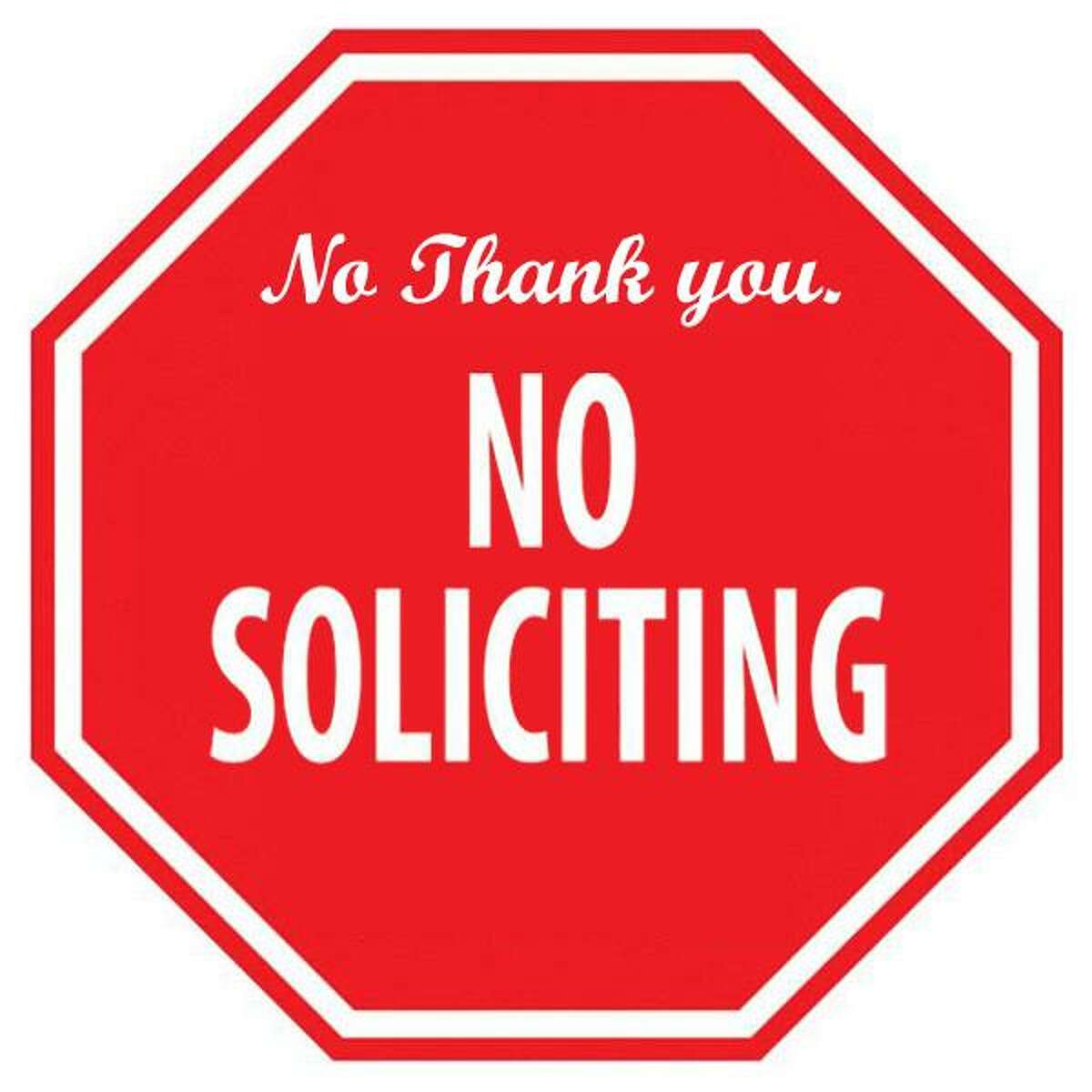 Darien has put soliciting permits on hold during the pandemic.