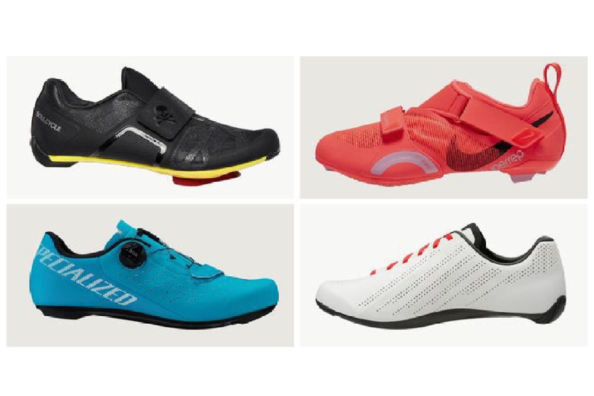 cycling and walking shoes