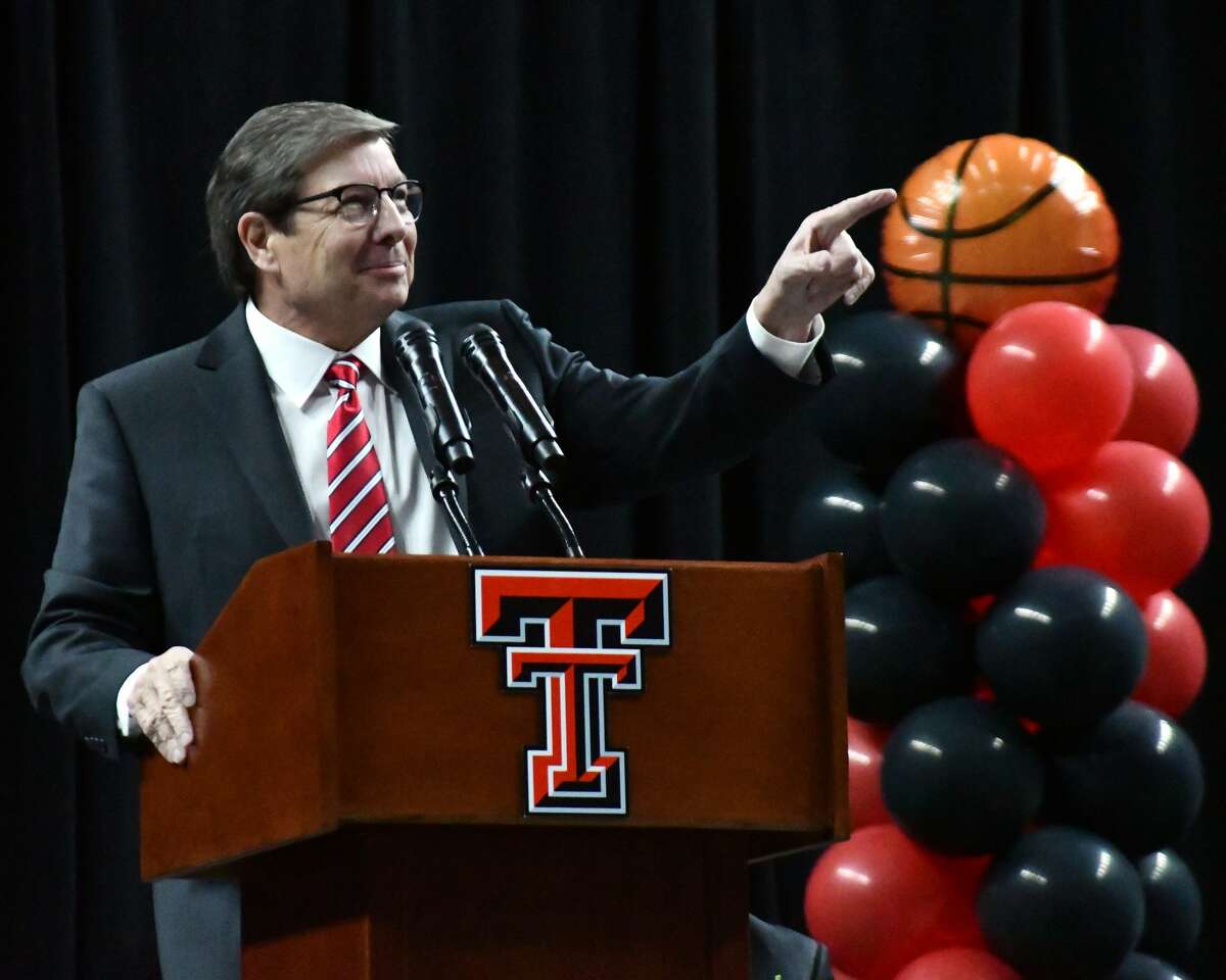 Mark Adams was officially introduced as head coach of the Texas Tech men's basketball team on Tuesday in United Supermarkets Arena at Lubbock.