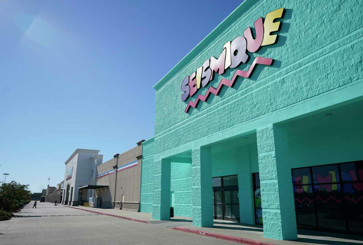 Seismique, 2306 South Highway 6, is shown Wednesday, Dec. 9, 2020 in Houston. It is a colorful interactive art experience founded by Steve Kopelman.