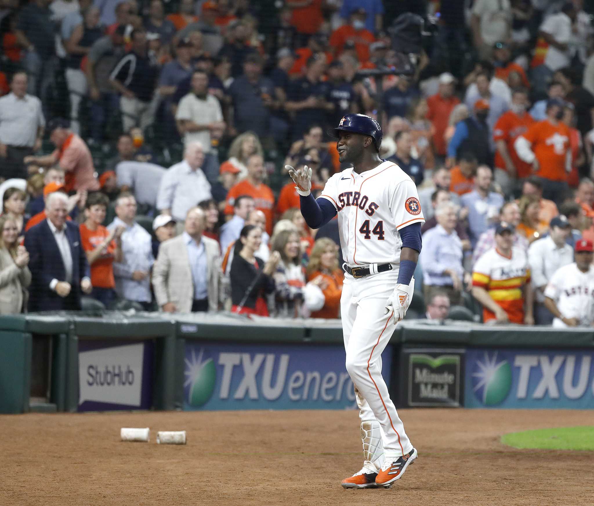 Hope abounds as Astros return to Minute Maid Park for a win in the home  opener