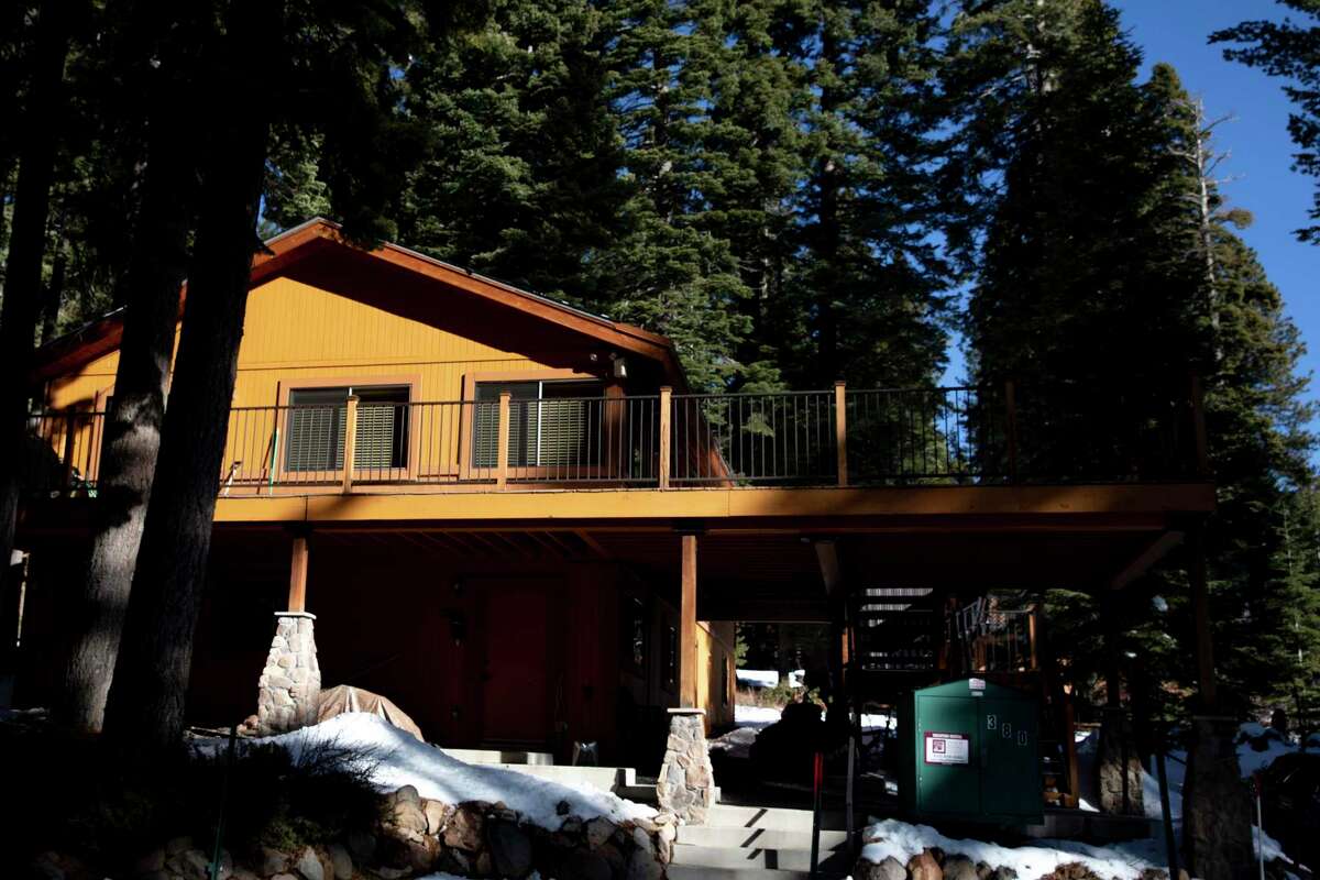 An Airbnb rental home that is rented only part of the year in the Agate Bay community near Lake Tahoe in Carnelian Bay (Placer County).