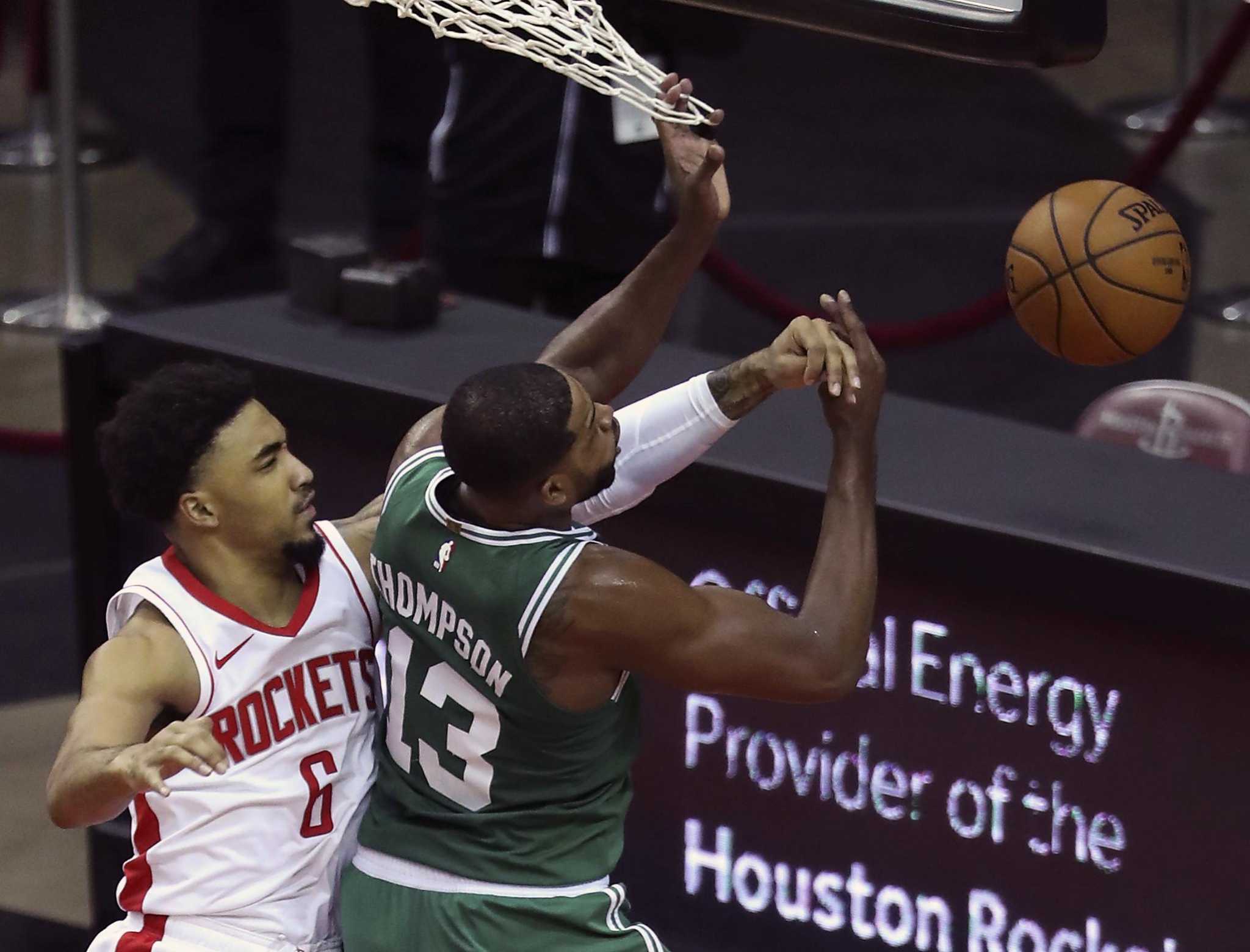 NBA’s tallest players getting block-listed by Rockets’ K.J. Martin