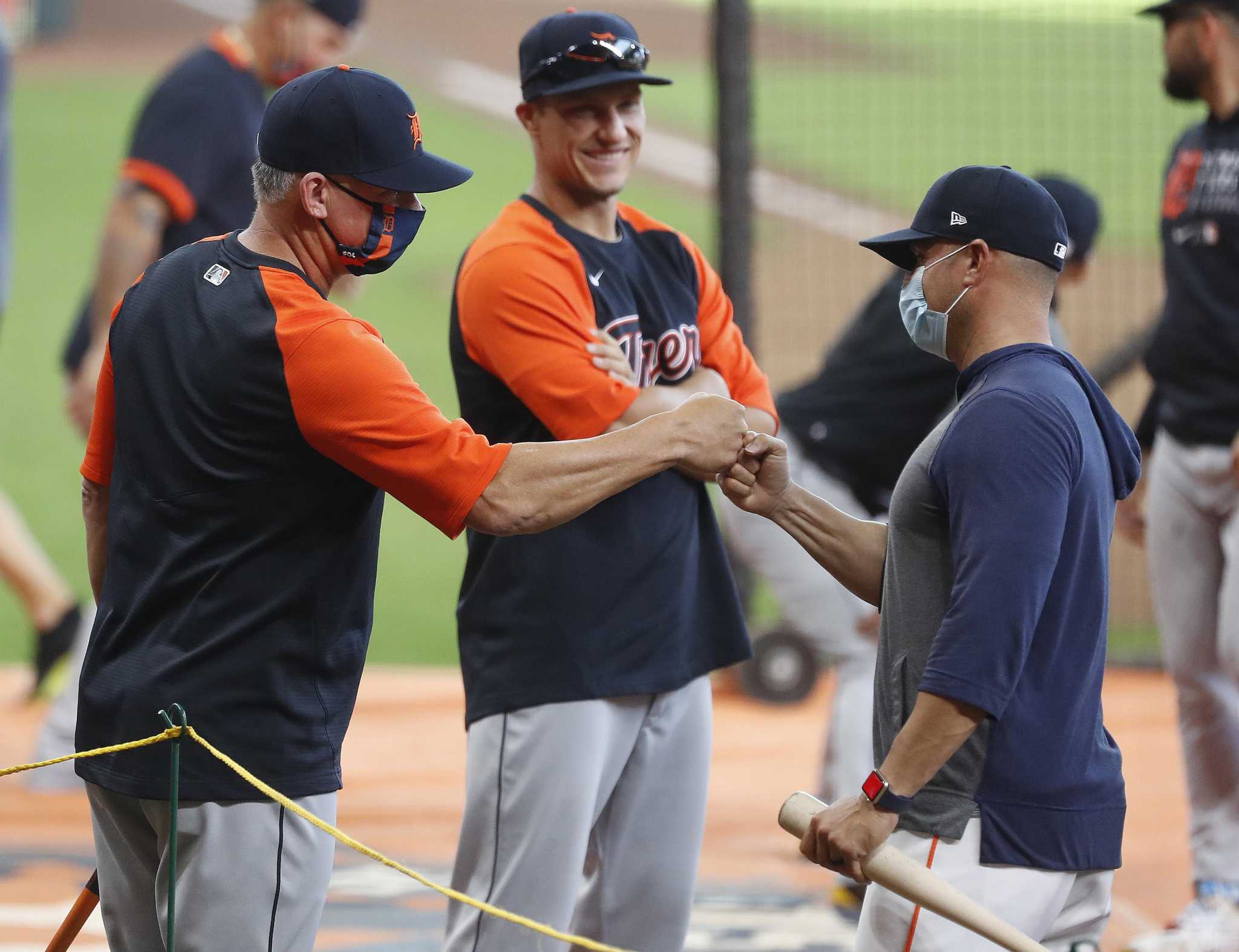 Detroit Tigers manager A.J. Hinch 'super happy' to be in Houston