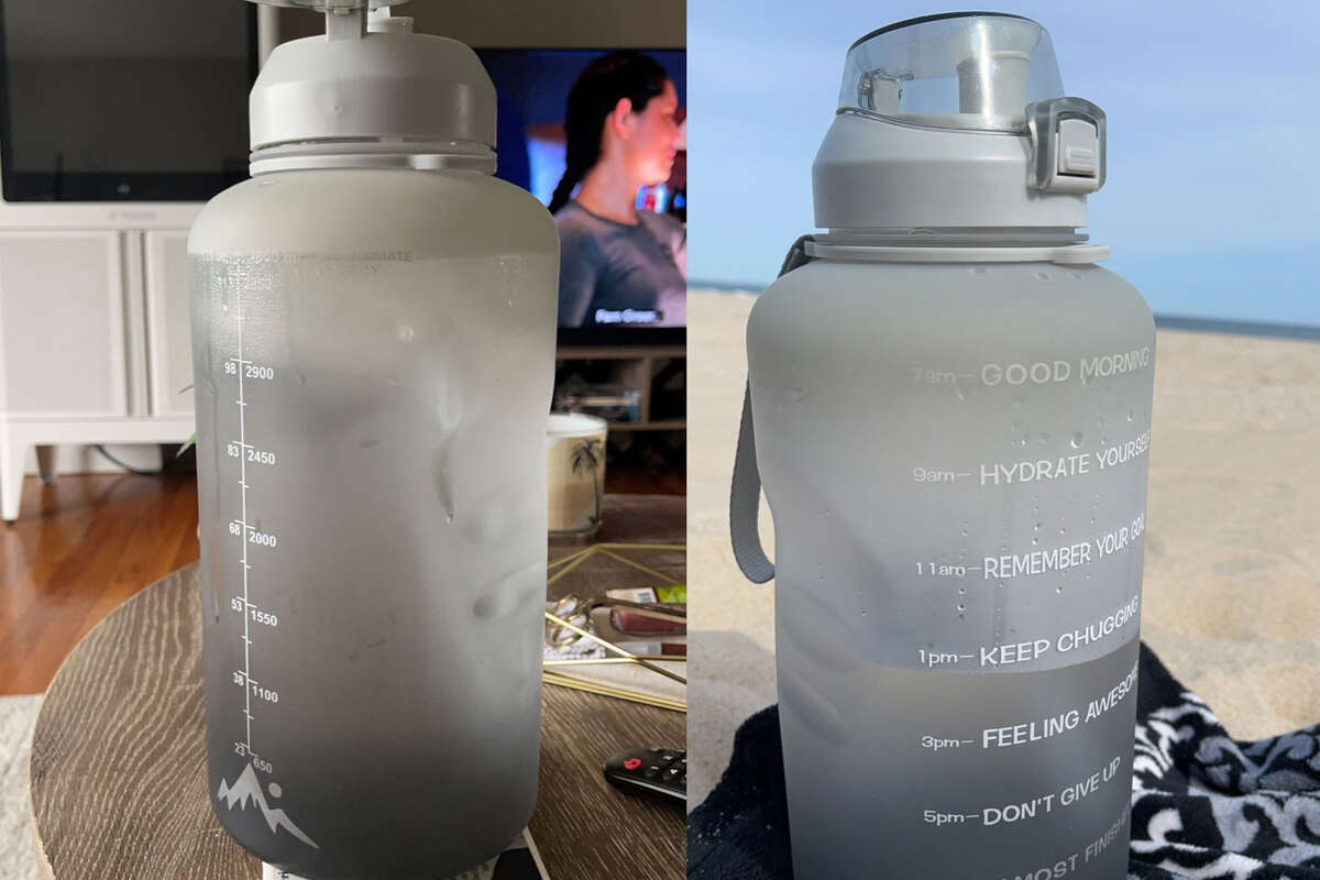 Fidus Large 1 Gallon/128oz Motivational Water Bottle, $22.99 at Amazon