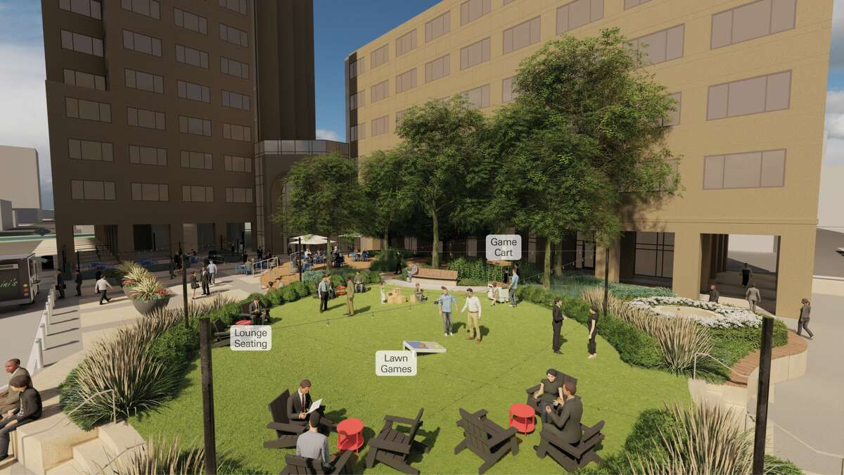 Rendering of Weston Common, scheduled to open at 112 E. Pecan St. in early July.