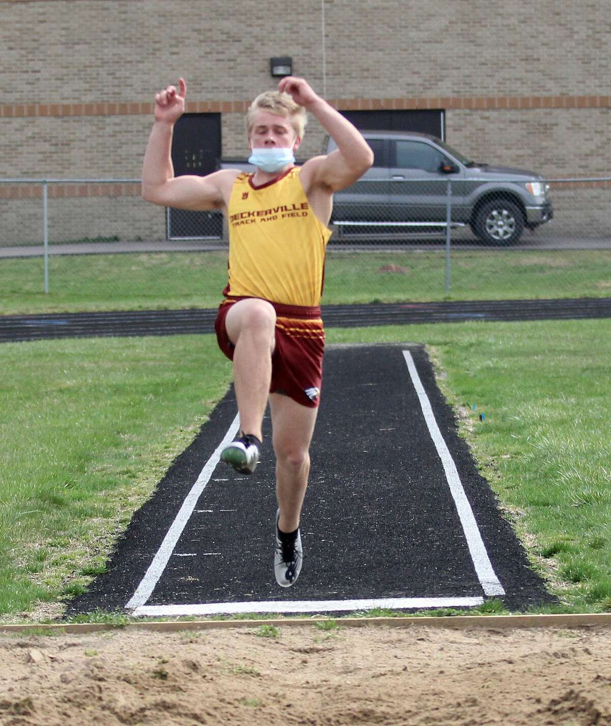 The Deckerville, Peck, Carsonville-Port Sanilac and North Huron track and field teams competed at a five-team event in Kinde on April 9.